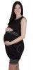 MijaCulture – 3in1 Elegant Maternity & Nursing Pregnancy Dress easy breastfeeding Fiona 7111 Black / Melange